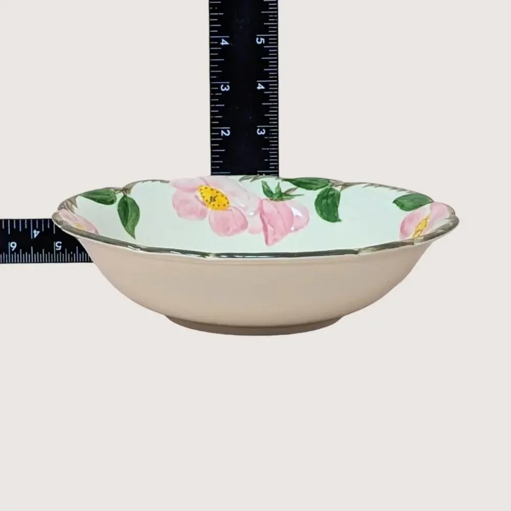 1950s Franciscan Ceramic Desert Rose Vegetable Bowl